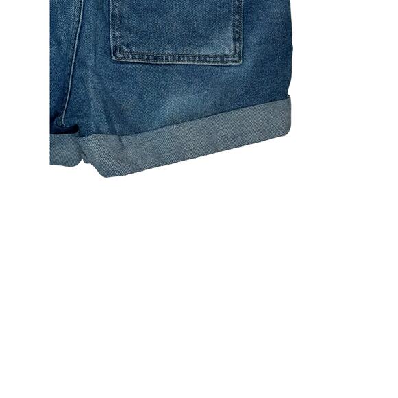 Hollister Women's Shorts High-Rise Mom Waist Across Front 2 Pockets Denim Sz. 26 - Picture 7 of 10